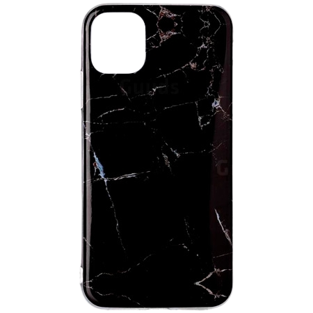 BasicPlus iPhone 12 Mini Cover - Black Marble