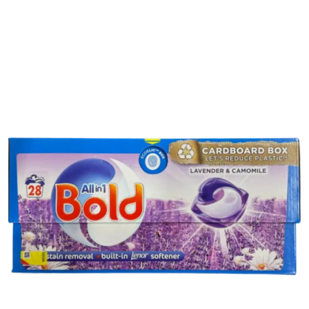 Bold All-in-1 Lavender and Camomile Laundry Pods – 28 pcs