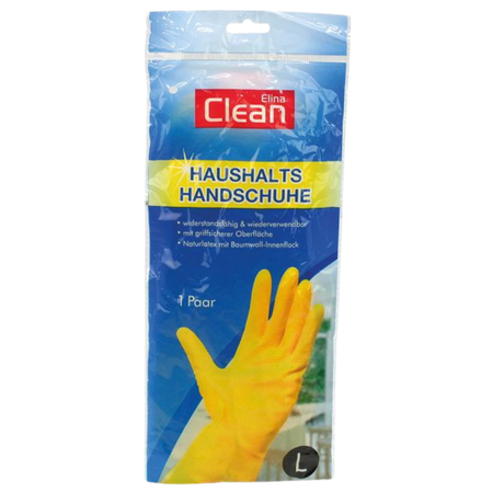 Elina Clean Latex Rubber Gloves – Large