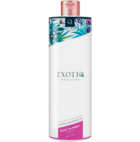 Exotiq Body to Body Warming Massage Oil - 500ml
