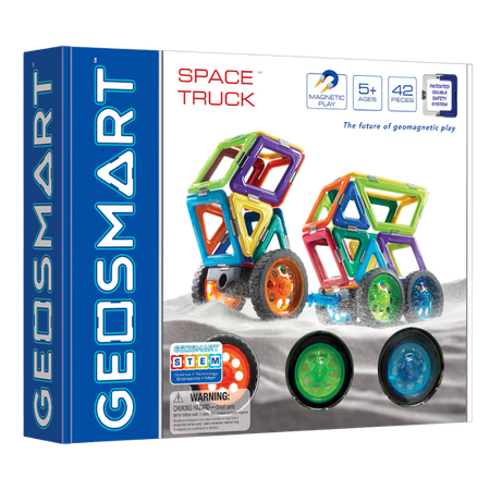 GeoSmart Magnetic Construction Space Truck Set - 42 Pcs