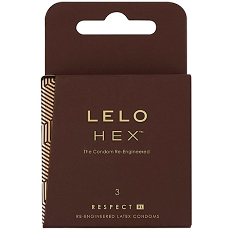 LELO Hex Respect XL Condoms - 3 pcs