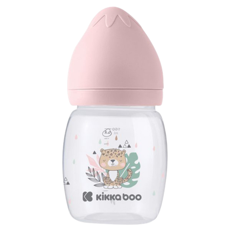 Kikka Boo Anti-Colic Savanna Pink Baby Feeding Bottle – 180ml