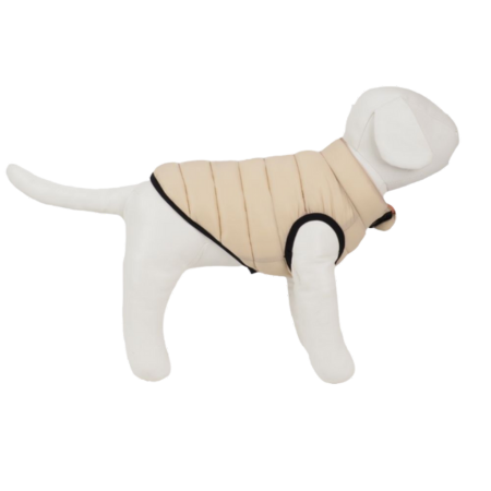 Peppy Buddies Ultra-Light Beige Pouf Dog Jacket - XL