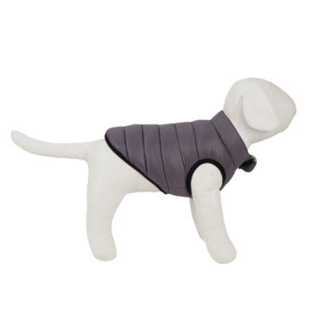Peppy Buddies Ultra-Light Grey Puffy Dog Jacket - XL