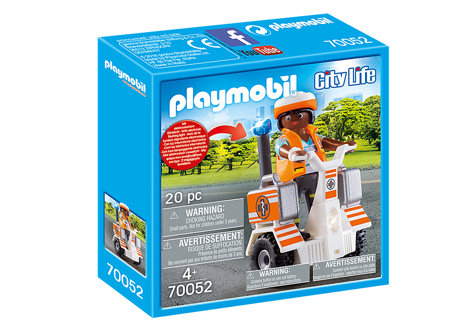 Playmobil City Life Rescue Segway - 70052