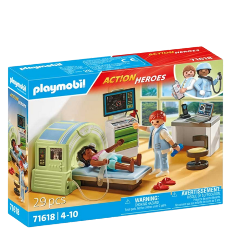 Playmobil Action Heroes MRI Scanner with Patient Playset