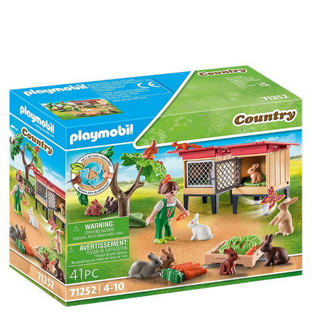 Playmobil Country Rabbit Hutch Playset