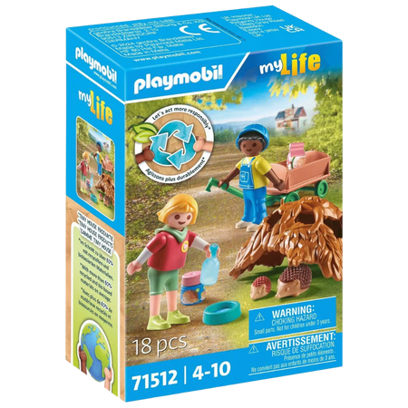Playmobil My Life Care of the Hedgehog Family