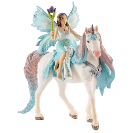 Schleich Fairy Eyela with Princess Unicorn Figure