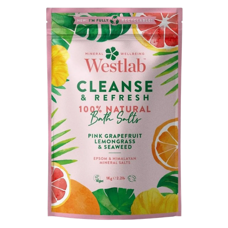 Westlab Cleanse & Refresh Mineral Bath Salts – 1000 g
