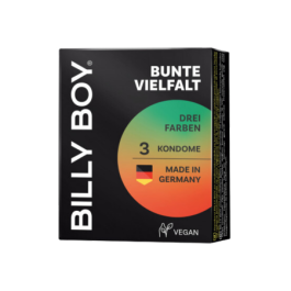 Billy Boy Colourful variety condoms - 3 pcs