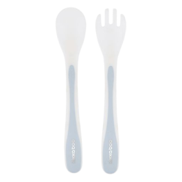 Kikka Boo Spoon and Fork Set – Blue