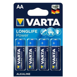Varta Longlife Power AA Batteries - 4 pcs