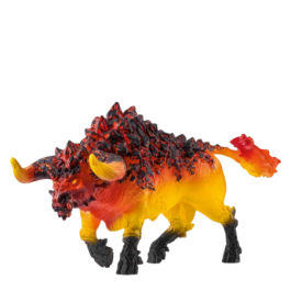 Schleich Fire Bull Figure