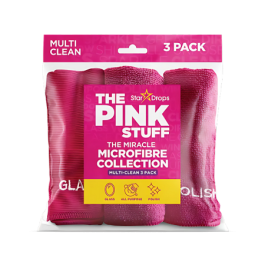 Stardrops The Pink Stuff Multi Clean 3-Pack Microfibre Cloths