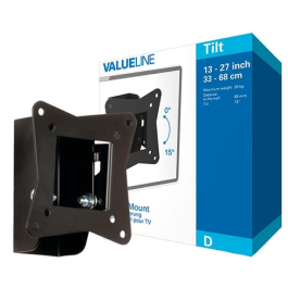 Valueline TV wall mount tiltable - 13-27"