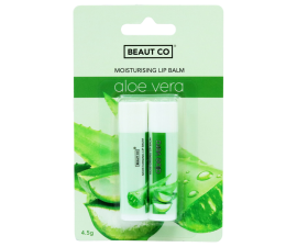 Beaut Co Moisturising Aloe Vera Lip Balm Twin Pack – 4.5 g