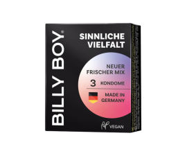 Billy Boy Sensual variety condoms - 3 pcs