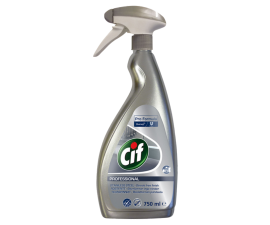 Cif Stainless Steel Spray & Glass Cleaner - 750ml