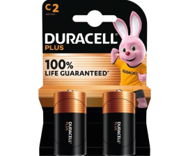 Duracell Plus Battery MN1400 C – 2 Pcs