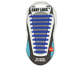 Easy Lace No Tie Shoelace Silicone Laces - Blue