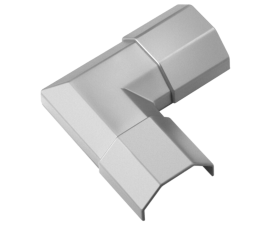 Goobay Cable duct Corner connection Silver