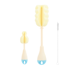 Kikka Boo Bottle Cleaning Blue Brush Set – 3 pcs