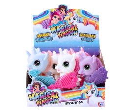 Magical Kingdom Style 'N' Go Unicorn Pony With Comb Toy