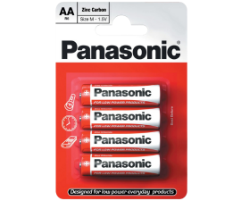Panasonic Zinc Carbon 4xAA Batteries