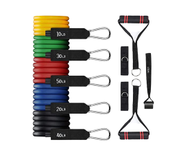 INTEY Training Elastic Set - 5 Resistance Levels