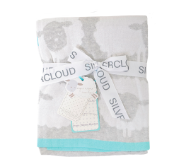 Silvercloud Knitted Blanket - 70 x 90 cm