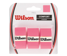 Wilson Pro Comfort Overgrip Pink Tape – 3 pcs